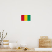 Flagge der Guinea Poster (Küche)