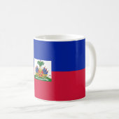 Flagge der haitianischen Tasse (VorderseiteRechts)
