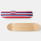 Flagge der Hawaii-Skateboard-Plattform Skateboard (Horizontal)