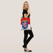 Flagge der Hesse Tote Tag Tasche (Am Model)