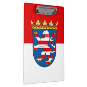 Flagge der Hesse-Zwischenablage Klemmbrett (Rechts)