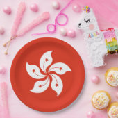 Flagge der Hongkonger Papierhersteller-Teller Pappteller (Party)