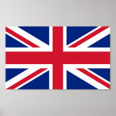 Flagge der Insel Ascension Poster (Vorne)