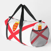 Flagge der Insel Jersey Duffle Bag (Rechte Ecke)
