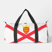 Flagge der Insel Jersey Duffle Bag (Vorderseite)