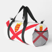 Flagge der Insel Jersey Duffle Bag (Rechte Ecke)