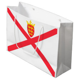 Flagge der Insel Jersey Große Geschenktüte