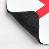 Flagge der Insel Jersey Mousepad (Ecke)