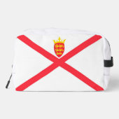 Flagge der Insel Jersey Waschbeutel (Rückseite)