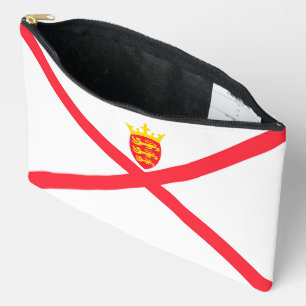 Flagge der Insel Jersey Zubehörtasche