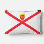 Flagge der Insel Jersey Zubehörtasche (Vorderseite)