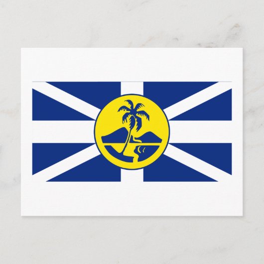 Flagge der Insel Lord Howe Postkarte (Vorderseite)