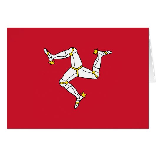 Flagge der Insel Man (Vorderseite (Horizontal))