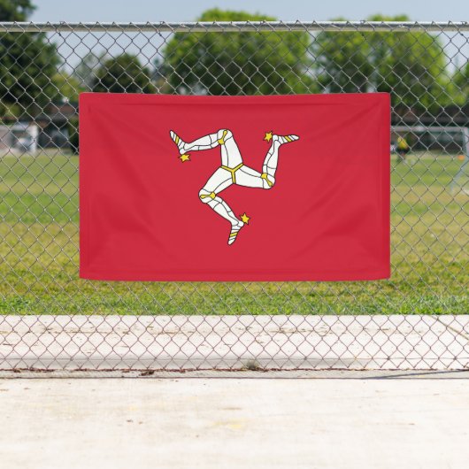 Flagge der Insel Man Banner (Insitu)