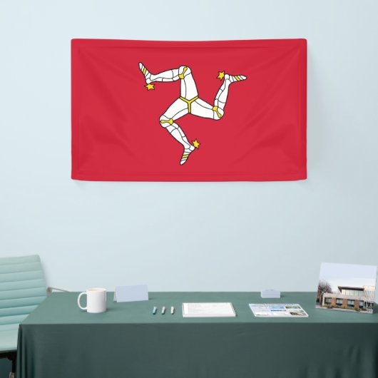 Flagge der Insel Man Banner (Messeveranstaltung)