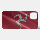 Flagge der Insel Man - Case-Mate iPhone Hülle (Rückseite (Horizontal))