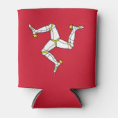 Flagge der Insel Man Dosenkühler (Vorderseite)