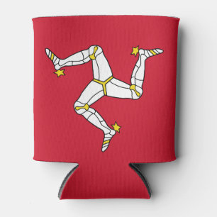 Flagge der Insel Man Dosenkühler