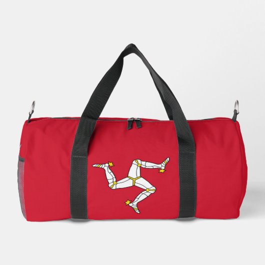 Flagge der Insel Man Duffle Bag (Rückseite)