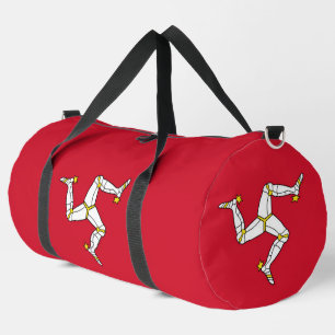 Flagge der Insel Man Duffle Bag