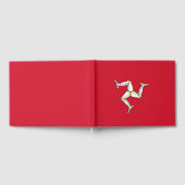 Flagge der Insel Man Gästebuch (Voll)