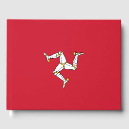 Flagge der Insel Man Gästebuch