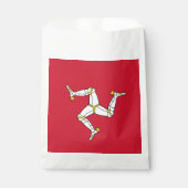 Flagge der Insel Man Geschenktütchen (Vorderseite)