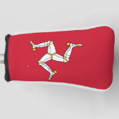Flagge der Insel Man Golf Headcover (Vorderseite)