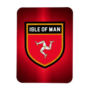 Flagge der Insel Man Magnet