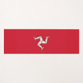 Flagge der Insel Man/Manx Yogamatte (Vorderseite (Horizontal))