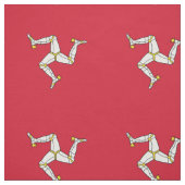 Flagge der Insel Man Stoff (Muster)