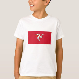 Flagge der Insel Man T-Shirt