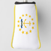 Flagge der Insel Rhode Golf Headcover (Rotieren 90)