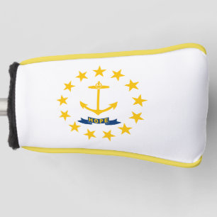 Flagge der Insel Rhode Golf Headcover