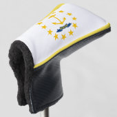 Flagge der Insel Rhode Golf Headcover (3/4 Vorderseite)