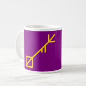 Flagge der Insel Sessrumnir Kaffeetasse (Vorderseite Links)