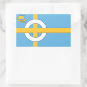 Flagge der Insel Skye, SCOTLAND Rechteckiger Aufkleber (Tasche)