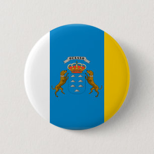 Flagge der Insel-(Spanien) Button