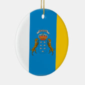 Flagge der Insel-(Spanien) Keramikornament (Rechts)