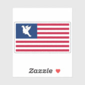 Flagge der Insel Swains, Amerikanisch-Samoa, USA Aufkleber (Blatt)