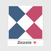 Flagge der Inseln der Erfrischung, Afrika Aufkleber (Blatt)