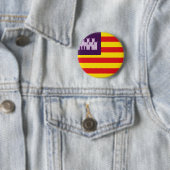Flagge der Inseln-(Spanien) Button (Beispiel)