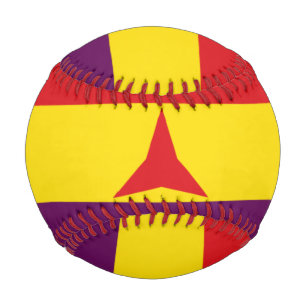 Flagge der Internationalen Brigaden (Spanischer Bü Baseball