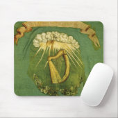 Flagge der irischen Brigade Mousepad (Mit Mouse)