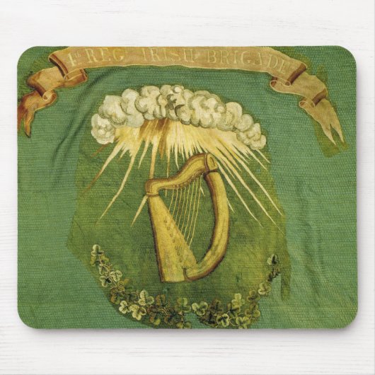 Flagge der irischen Brigade Mousepad (Vorne)