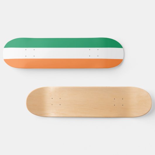 Flagge der Irland-Skateboard-Plattform Skateboard (Horizontal)