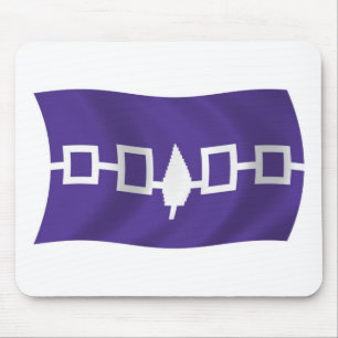 Flagge der Irokesen-Konföderation Mauspad