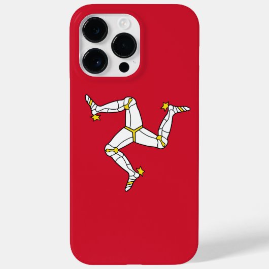 Flagge der Isle of Man Case-Mate iPhone Hülle (Rückseite)