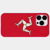 Flagge der Isle of Man Case-Mate iPhone Hülle (Rückseite (Horizontal))
