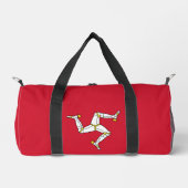 Flagge der Isle of Man Duffle Bag (Vorderseite)